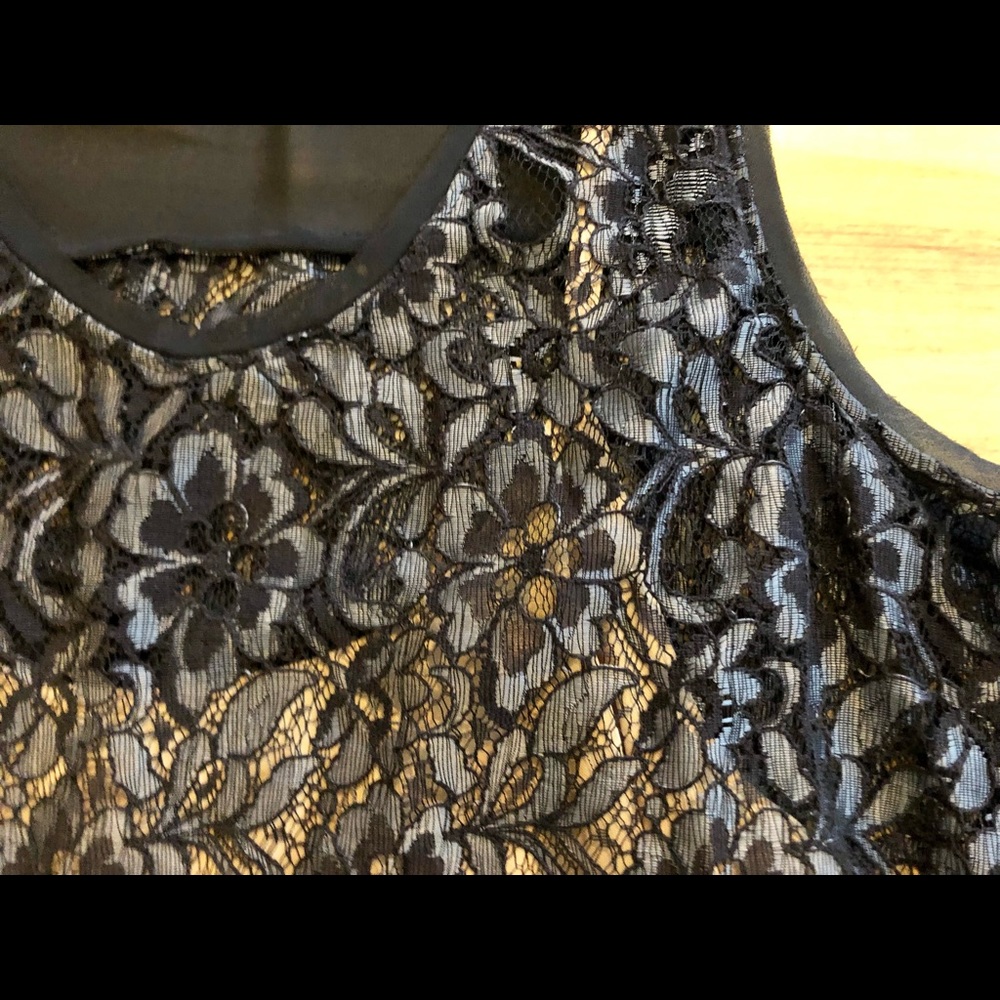 Simply Vera Wang blue lace dress